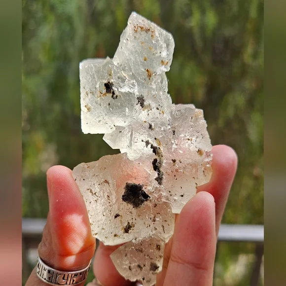 Translucent Cubic Crystal Cluster - Chinese Fluorite - Picture 3 of 4